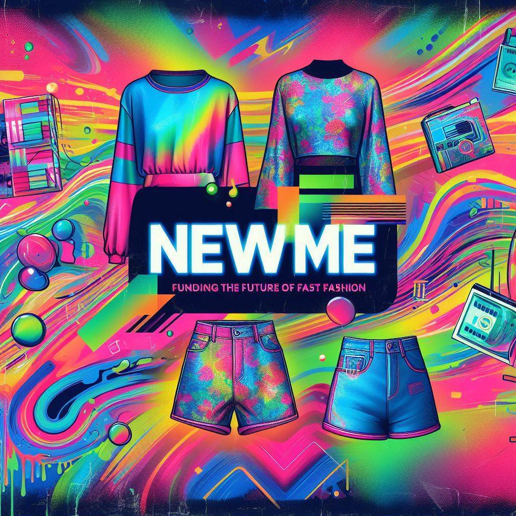 Newme's trendy clothing line showcasing vibrant colors and Gen Z inspired designs.
