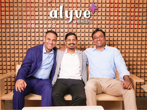 Alyve Health team celebrating $5.5 million funding round with Axilor Ventures and other investors.